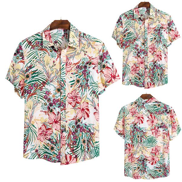 

2020 printing leisure time short sleeve shirt men's wear shirt cs136, White;black