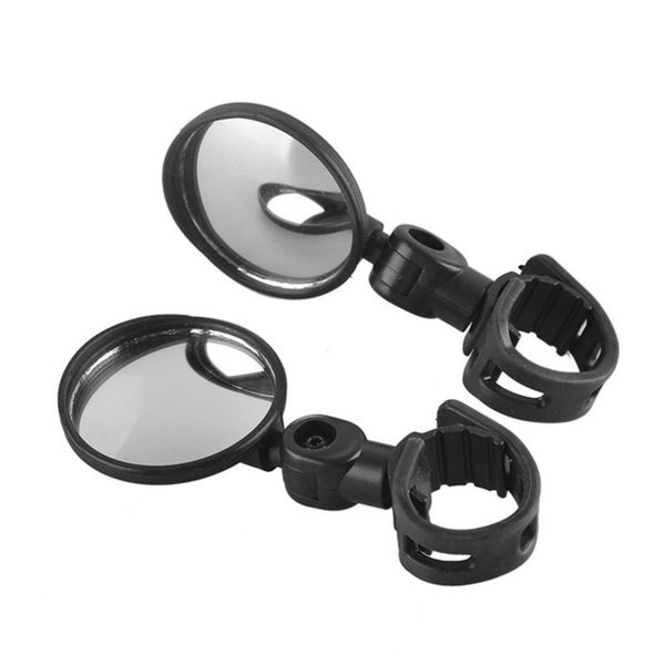 

bike bicycle handlebar rearview mirror 360 degree rotation flexible wide angle convex mirror safe cycling side view mirror