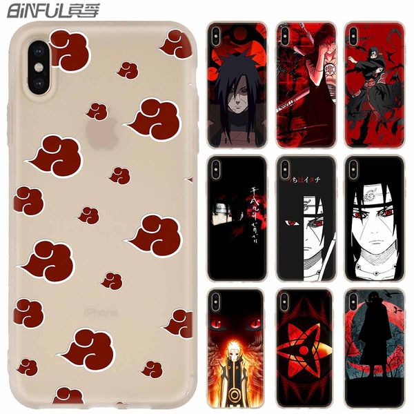 

naruto anime black background phone cases luxury silicone soft cover for iphone xi r 2019 x xs max xr 6 6s 7 8 plus 5 4s se coque