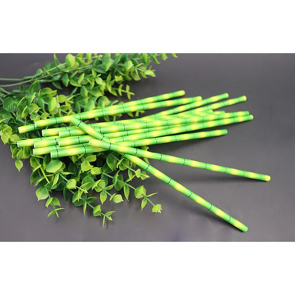 

bamboo straw pattern paper decoration wedding party supplies creative straw unique candy color
