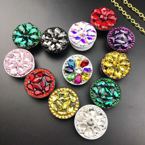 

cell phone holders with bling diamond real expandable stand 360 degree finger holder for smart phones