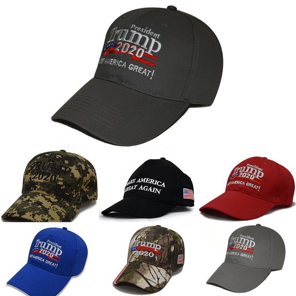 

trump embroidered baseball cap men and women models cotton100 sun hats & caps hats, scarves & gloves hats rtump 2020 fashion casual caps #63, Blue;gray
