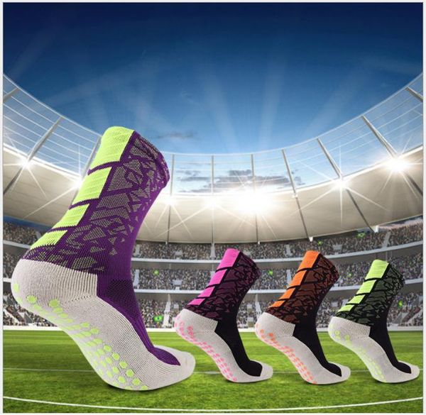 

anti-skid football socks with dispensing and thicker towel bottom socks, Black