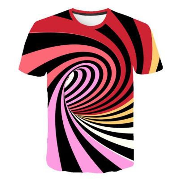 

3d funny t shirts men/women whirlpool hole psychedelic t-shirt harajuku camiseta hombre hip hop summer plus size 4xl ypf266, White;black