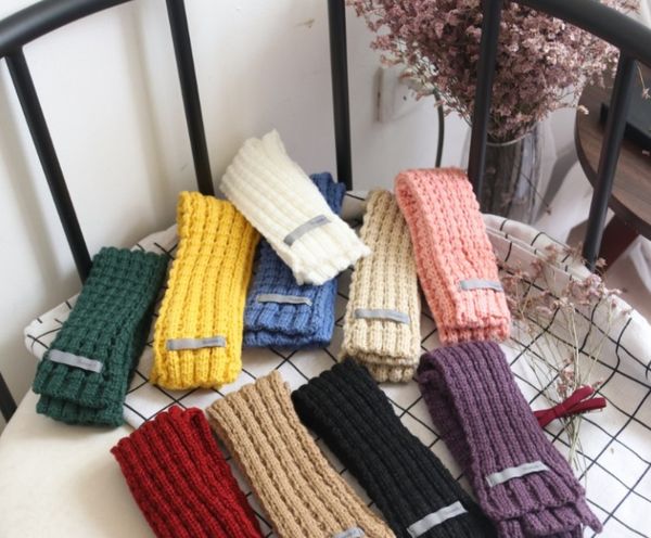 

дети зима теплая вязать шарфы мода теплый шарф шеи теплее для малышей мальчиков девочек, Red;brown