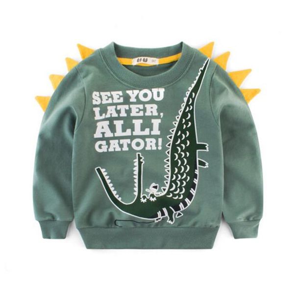 Kids Clothing Baby Sweaters Autumn Newest Fashion Children Cotton Woolen Sweaters Dinosaur Letters For Kids Sweatershirt B11 Free Knitting Patterns