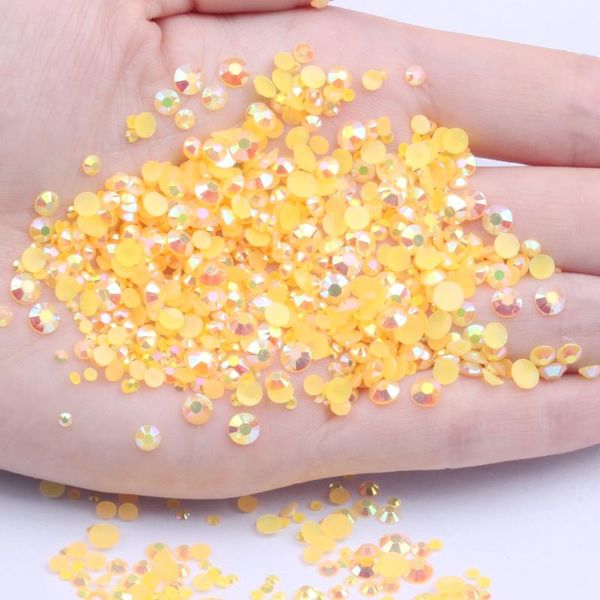 

resin rhinestones orange ab 1000pcs 2-5mm round flatback non ix diamonds diy 3d nails art phone cases decorations, Silver;gold