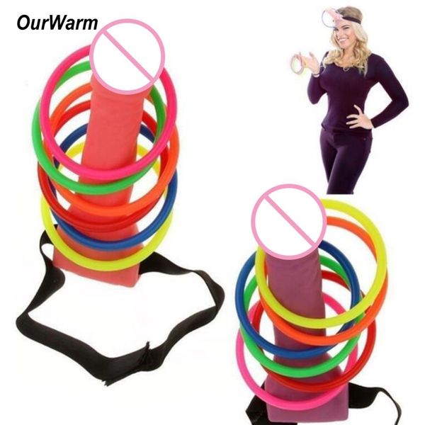 Ourwarm Bachelorette Party Decorations Bride To Be Hat Ring Toss