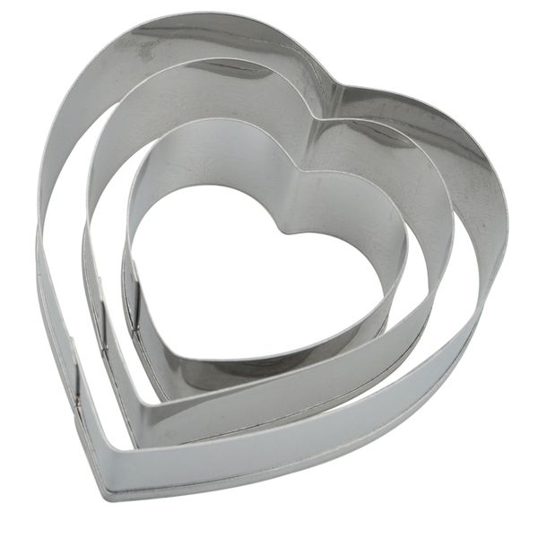 

heart cut outs/heart cookie cutters,set of 3 fruit vegetable tools