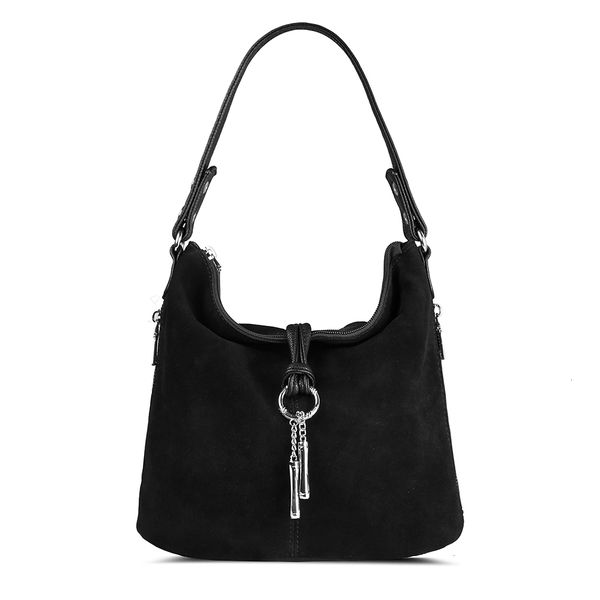 

fashion women split leather shoulder bag female suede casual crossbody handbag casual lady messenger hobo handle bags