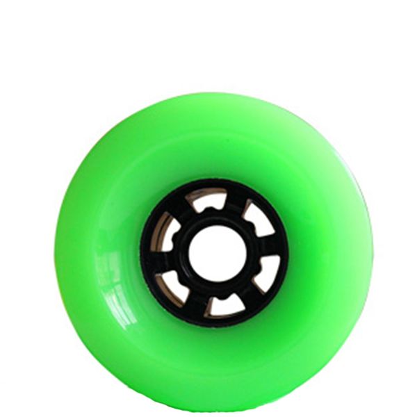 

skate accessories super sell-90mm electric skateboard wheel damping for shr78a pu soft resistance long board green