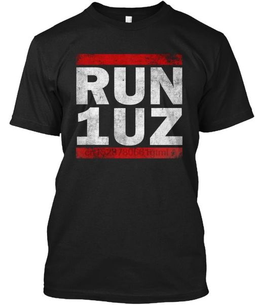 

men's t-shirts men t shirt -run 1uz- women t-shirt, White;black