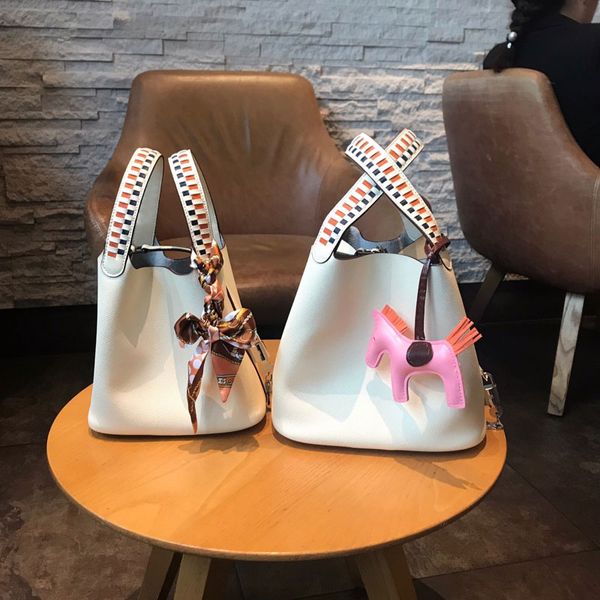 

ladies handbags casual bags genuine tote fashion high woman three handmade color crochet quality leather bag shipping women vqskh, Red;black