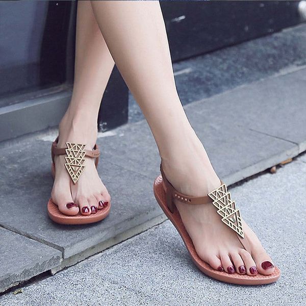 

02004 slippers rubber slide sandal floral brocade men slipper gear bottoms flip flops women striped beach causal slipper with box size:35-45, Black