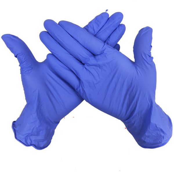 

100 piece disposable nitrile gloves gloves latex universal kitchen / dishwashing // work / rubber / garden gloves left and right hand