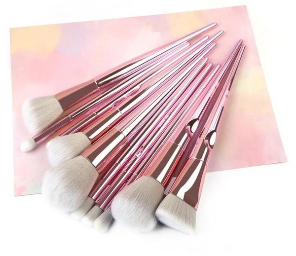 2020 legal item de Maange 10pcs Makeup Brushes Set Foundation Pó Blush Beleza Escova Ferramentas de alta qualidade preço barato