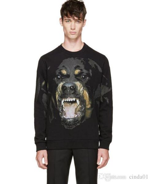 

весна 2019 мужские толстовки новые популярные марка big dog версия для печати пуловер с флисовой толстовки для сыпучие lovers, Black