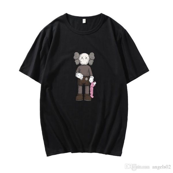 

19ss brand men cotton sesame street elmo t shirts men round neck white black yellow short sleeve t shirts size customized t shirts s-3xl