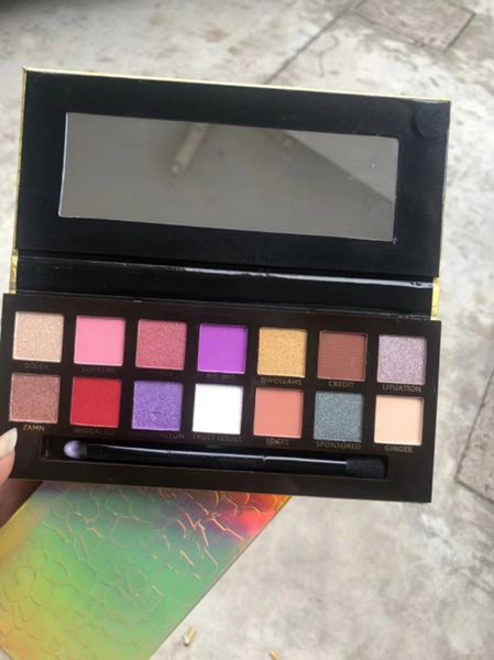 

Factory direct dhl makeup palette brand jackie aina eye hadow palette 14 color eye hadow