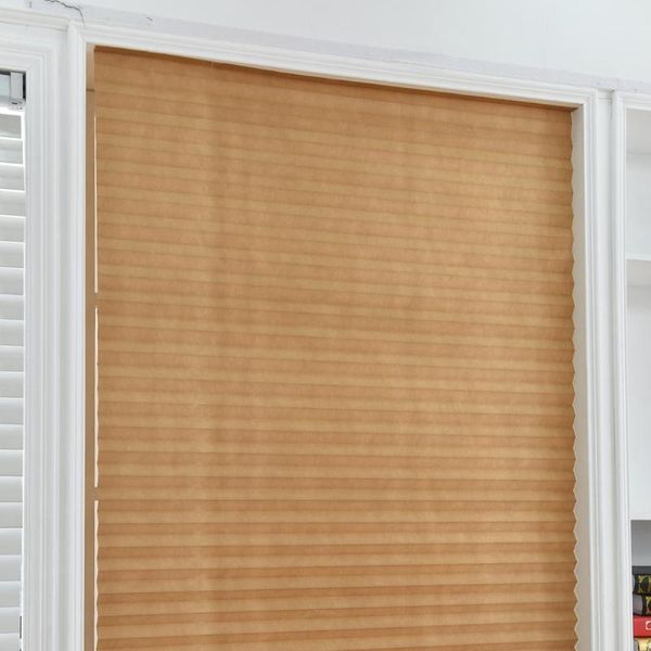 

self-adhesive pleated blinds curtains half blackout windows for bathroom balcony shades for living room home window door