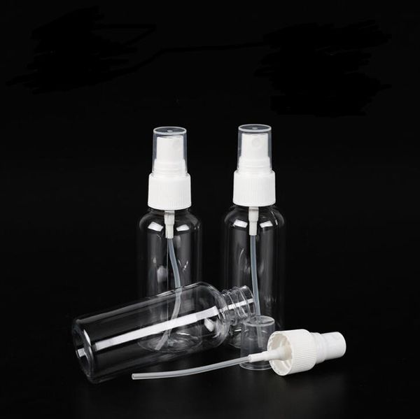Bottiglie spray di plastica da 2 once, nebulizzatori vuoti da 60 ml, atomizzatore di profumo da viaggio per soluzioni di pulizia LX1355