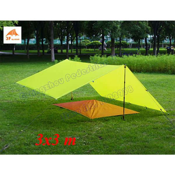 

3f ul gear 3*3m 15d nylon with silicon coating outdoor tarp shelter beach awning