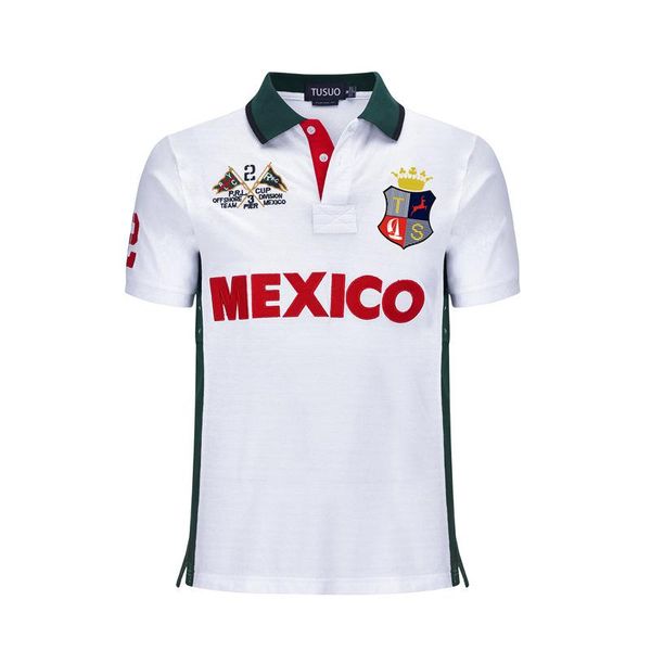 

embroidery polo shirt multi color short sleeve men polos sport patchwork 3 colors s-5xl dropship, White;black