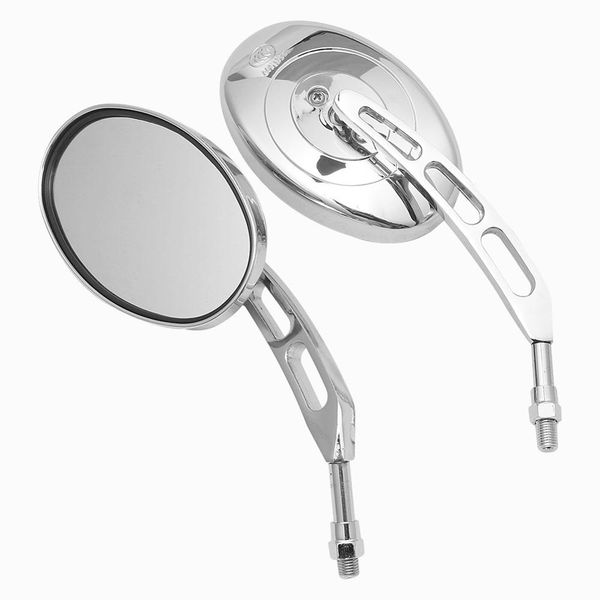

motorcycle accessories 10mm universal rear view side mirrors custom cafe racer fit for cruiser chopper touring sport