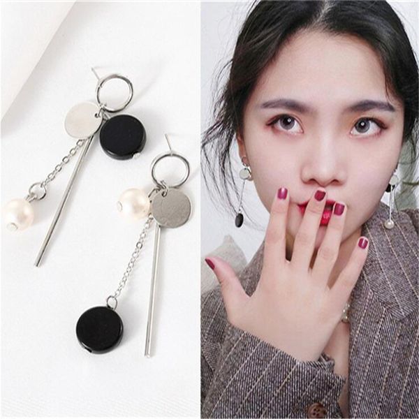 

Drop Earrings For Women Fashion Jewelry Long Metal Dangle Earrings Gold/silver Color Oorbellen Bijoux Christmas Gifts