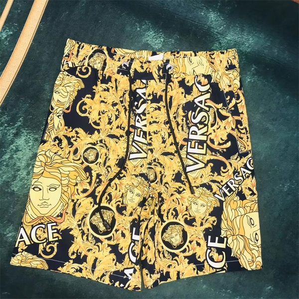 

роскошные высокого класса письмо печатной брюки мужские летом пляж для серфинга шорты мужчин плавать шорты дышащий вскользь хлопок пляж шорт, White;black