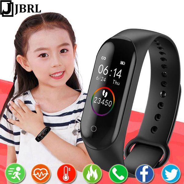 

smart watch kids watches children for girls boys sport bracelet child wristband smart band fitness tracker smartwatch waterproof, Slivery;brown