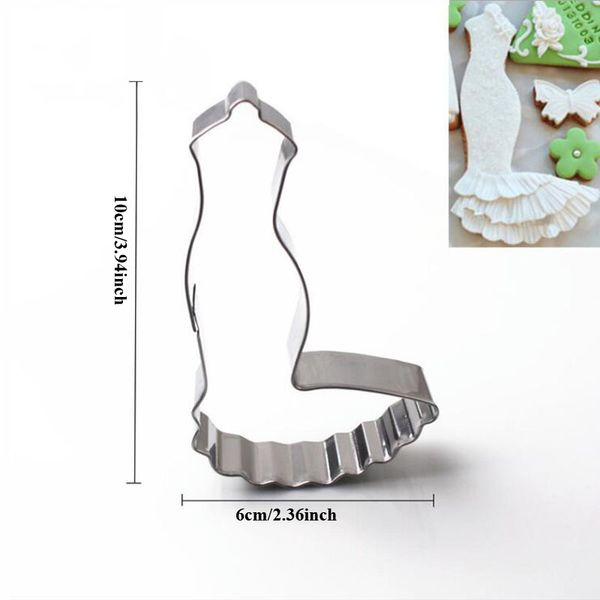 

1шт новобрачного костюма платья металл cookie cutter fondant торт декор сахар ремесло кондитерских изделия бисквит инструмент кекс ботва хле