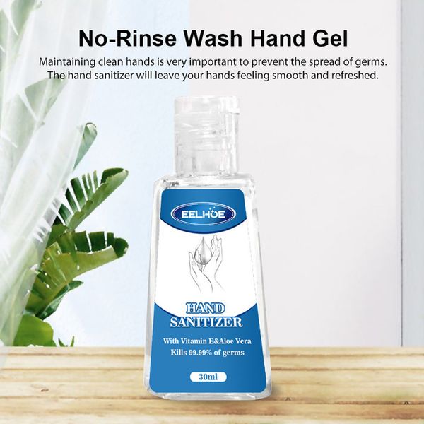 

30ml no clean hand sanitizer for travel 75% alcohol antibacterial hand gel soothing anti-bacterial gel sanitizer portable fast shipping