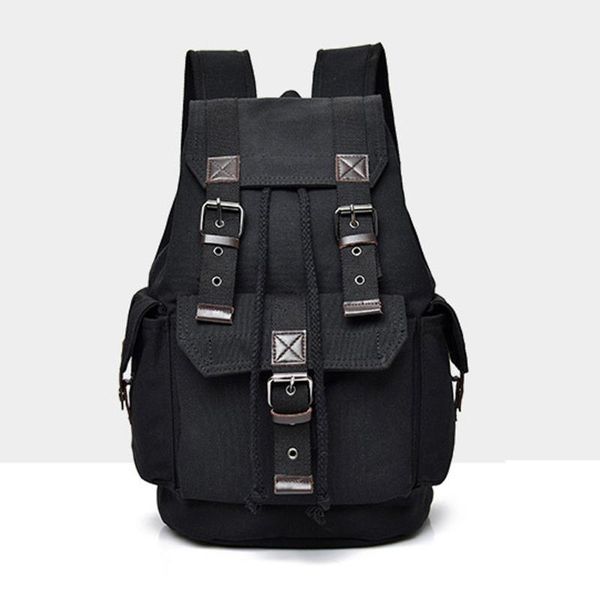 

backpack aelicy canvas lapfor men women school men's bookbag vintage back pack backpacks bag travel bags 110