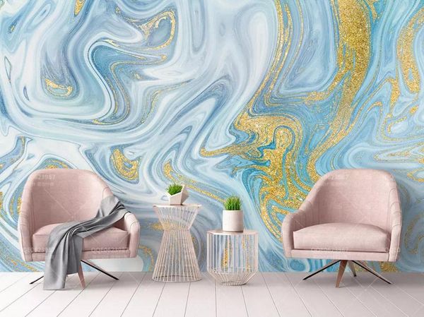 

self-adhesive] 3d blue 5650 wall paper mural wall print decal murals