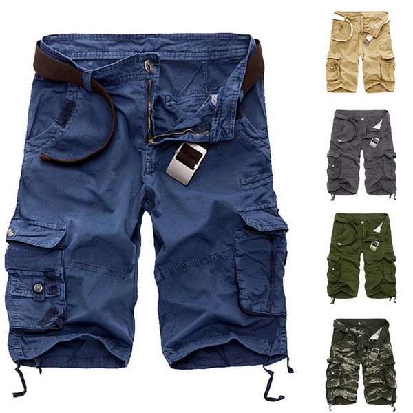 

laamei cargo shorts men cool camouflage summer cotton casual mens short pants brand clothing comfortable camo male cargo shorts, White;black