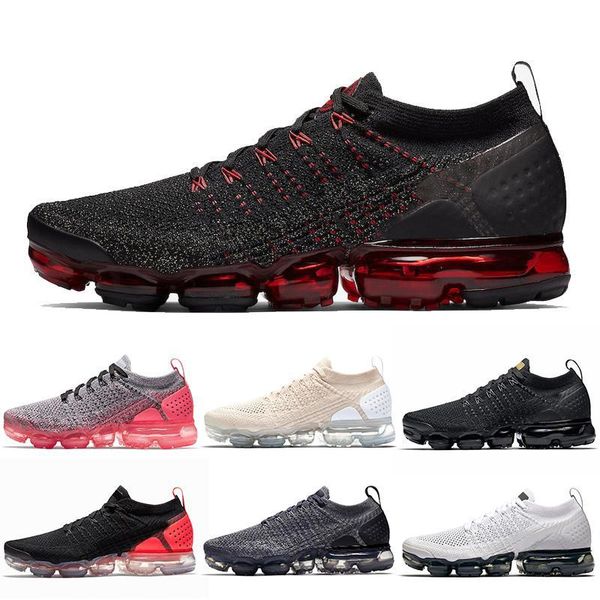 

2020 new knit 2.0 fly running shoes men women acronym triple black metallic dusty cactus designer shoes sneakers trainers 36-45
