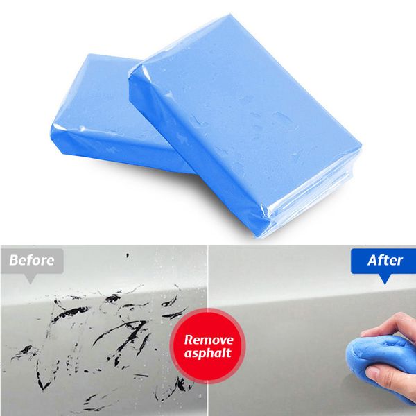

car cleaning blue clay bar magic detailing cleaning mud car care clean tool window glass paint dust cleaner washing wipe