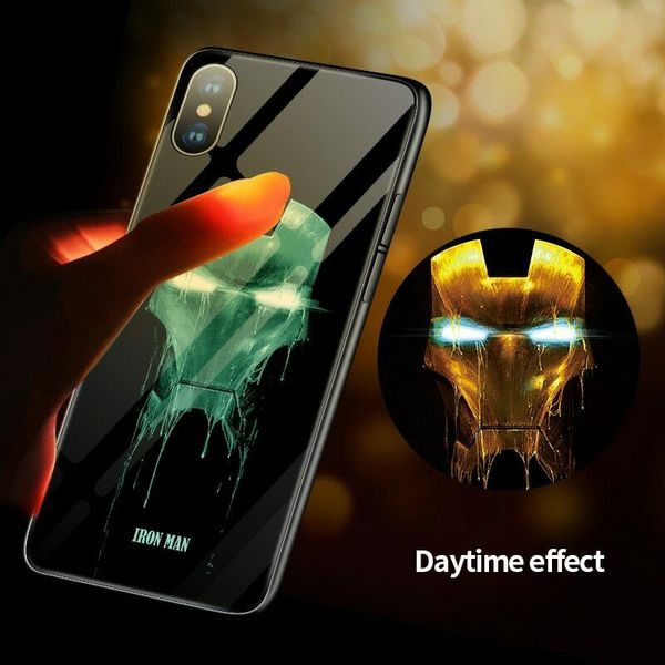 coque iphone xs max marvel lumineuse