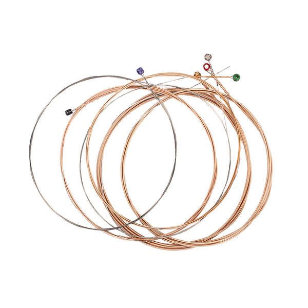 

6pcs/set copper guitar strings e-b-d-g-a-e for acoustic folk guitar replacement