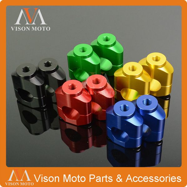 

28mm 1 1/8 cnc handlebar bar riser raiser clamp mount for cr crf crf250 crf450 cr125 cr250 crf250r crf450r crf250x crf450x