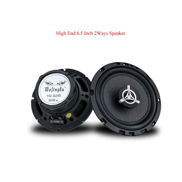 

audio 6.5 inch hifi end car speakers 300 watts of power 80w rms full range 2 way easy mounting speaker