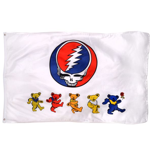 

150x90cm 3x5ft custom dancing bear flag 100% polyester outdoor indoor usage, drop shipping, most popular flag