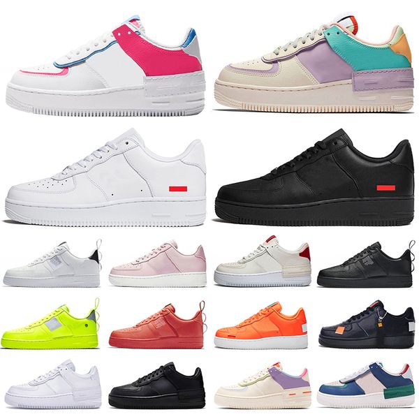 

2020 outdoor men women running shoes utility classic triple white black volt tropical twist spruce aura mens trainer sports sneakers shoes