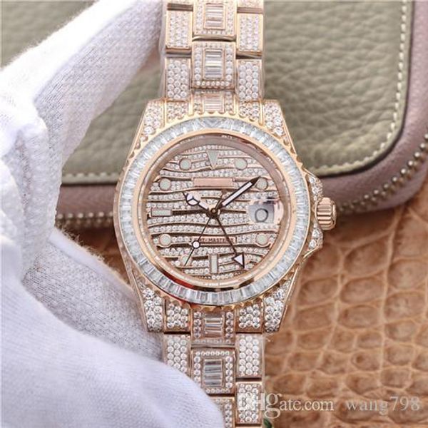 

2019 роскошные мужские часы дизайнерские часы 40 мм механический механизм из нержавеющей стали автоматические водонепроницаемые часы мужские, Slivery;brown