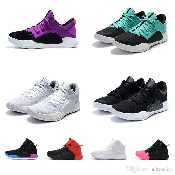 

2018 Mens Hyperdunk low basketball shoes x 10 new arrival Oreo BHM Christmas Black Blue White Purple Red Aunt Pearl KD 11 with box for sale