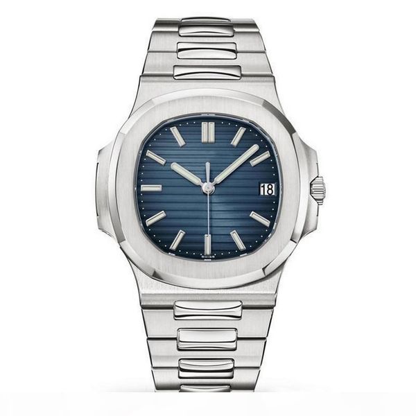 

14 colors automatic machinery 39mm watch mens sweeping movement pp 5711 self wind model no battery watches, Slivery;brown
