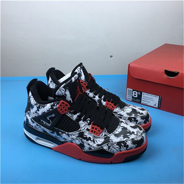 

2019 bred 4 4s basketball shoes men mens laser 1z black gum thunder royalty tattoo lava rapotors designer sneakers z1