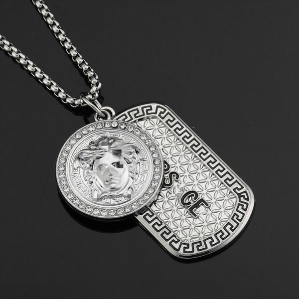 

2020 hip hop designer necklace women fashion necklace sterling silver jewelry pendant necklaces mens chain jewelry christmas gift