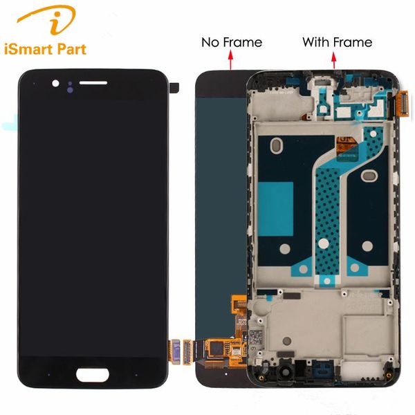 

for oneplus 5 lcd display touch screen digitizer assembly with frame for one plus 5 1+5 a5000 lcd parts